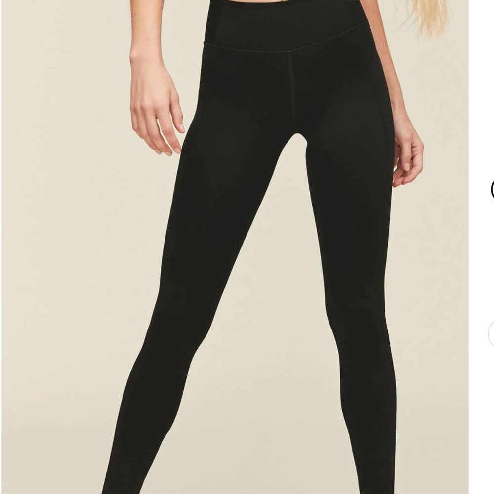 Girlfriend Collective Black Compressive Mid-Rise Legging